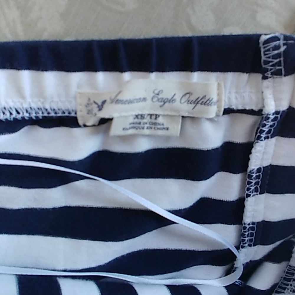 American Eagle Strapless Striped Dress - Picture 2 of 6